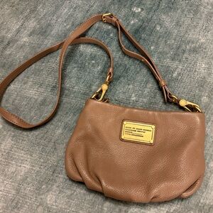 Marc by Marc Jacobs Taupe Tan Leather Crossbody Bag